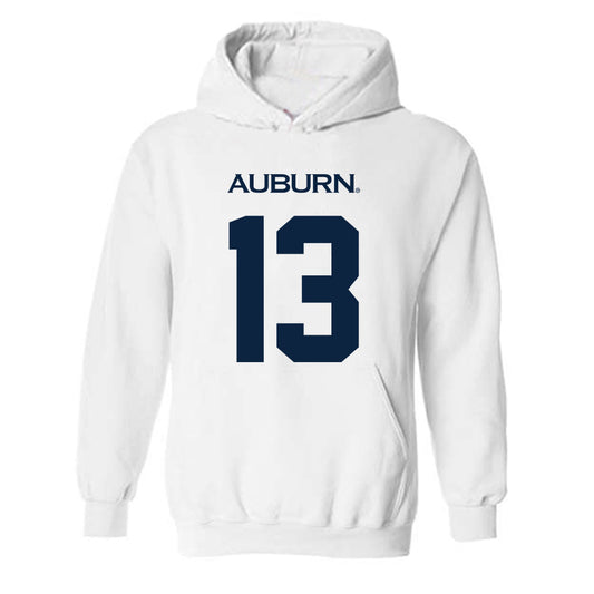 Auburn - NCAA Football : TJ Lindsey - Replica Shersey Hooded Sweatshirt