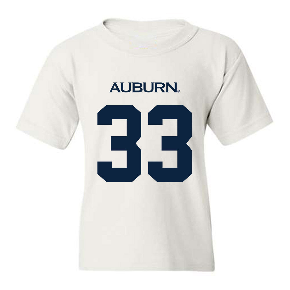 Auburn - NCAA Men's Basketball : Sebastian Williams-Adams - Replica Shersey Youth T-Shirt-0