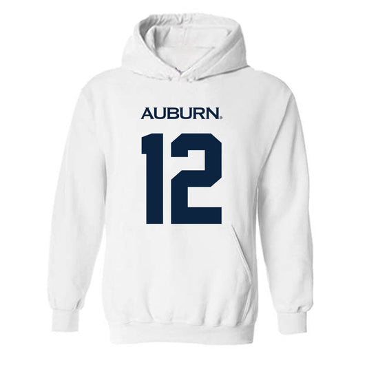 Auburn - NCAA Football : Blake Woodby - Replica Shersey Hooded Sweatshirt-0