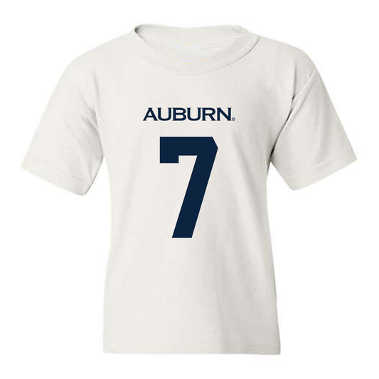 Auburn - NCAA Men's Basketball : Keyshawn Hall - Replica Shersey Youth T-Shirt-0
