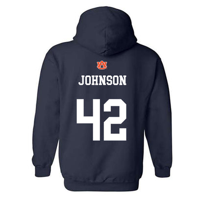 Auburn - NCAA Football : Tate Johnson - Hooded Sweatshirt-1