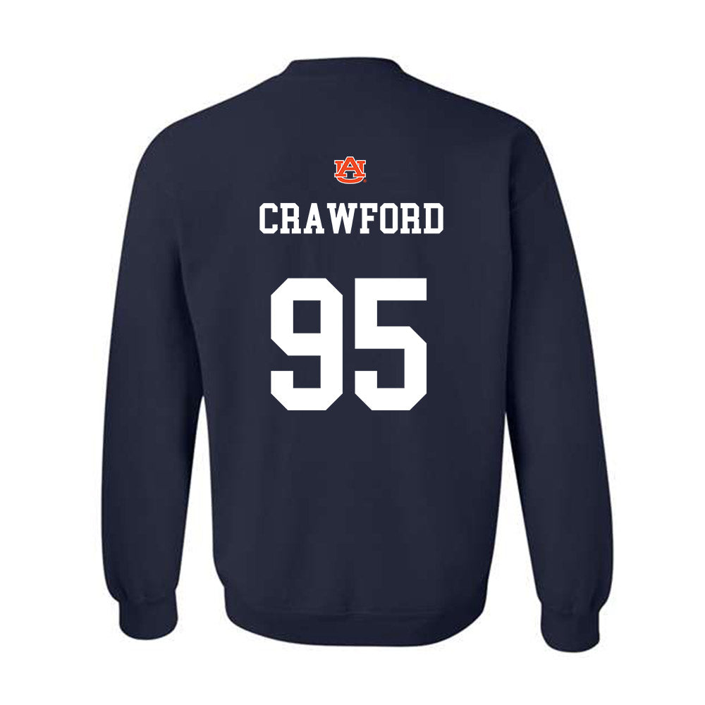 Auburn - NCAA Football : Jourdin Crawford - Crewneck Sweatshirt-1