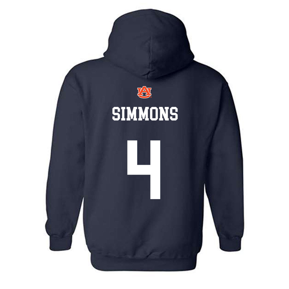 Auburn - NCAA Football : Malcolm Simmons - Hooded Sweatshirt-1