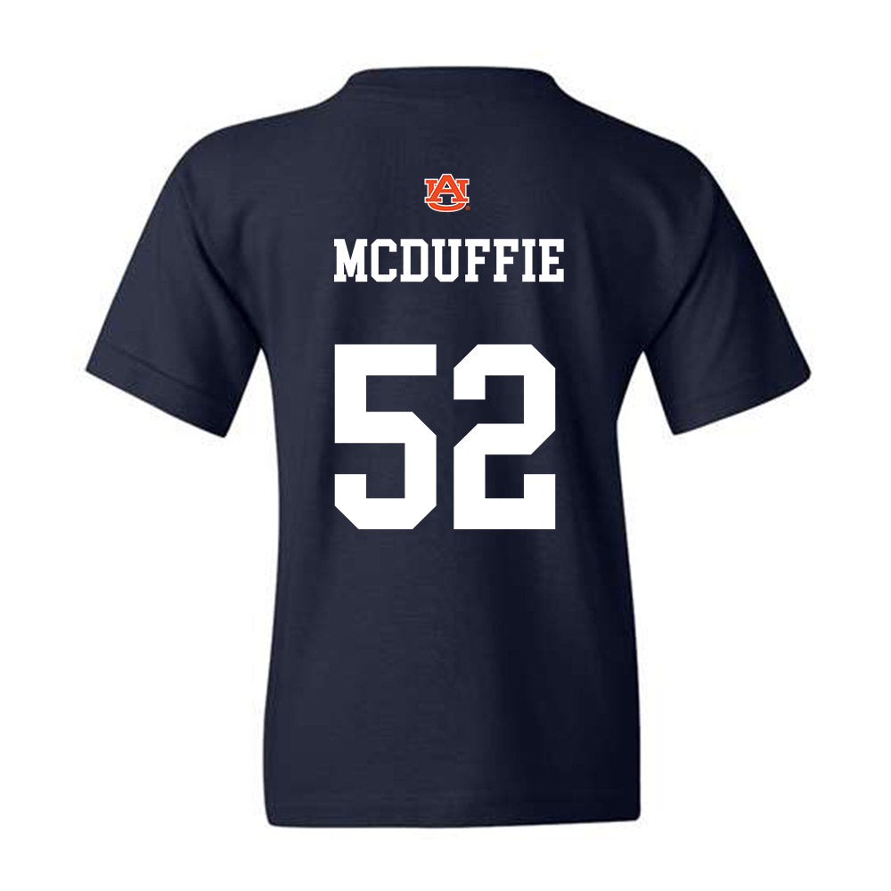 Auburn - NCAA Football : William Grier McDuffie - Youth T-Shirt