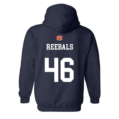 Auburn - NCAA Football : Grey Reebals - Hooded Sweatshirt-1