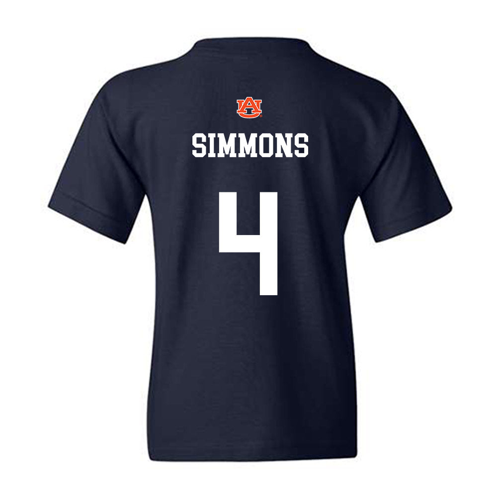 Auburn - NCAA Football : Malcolm Simmons - Youth T-Shirt-1