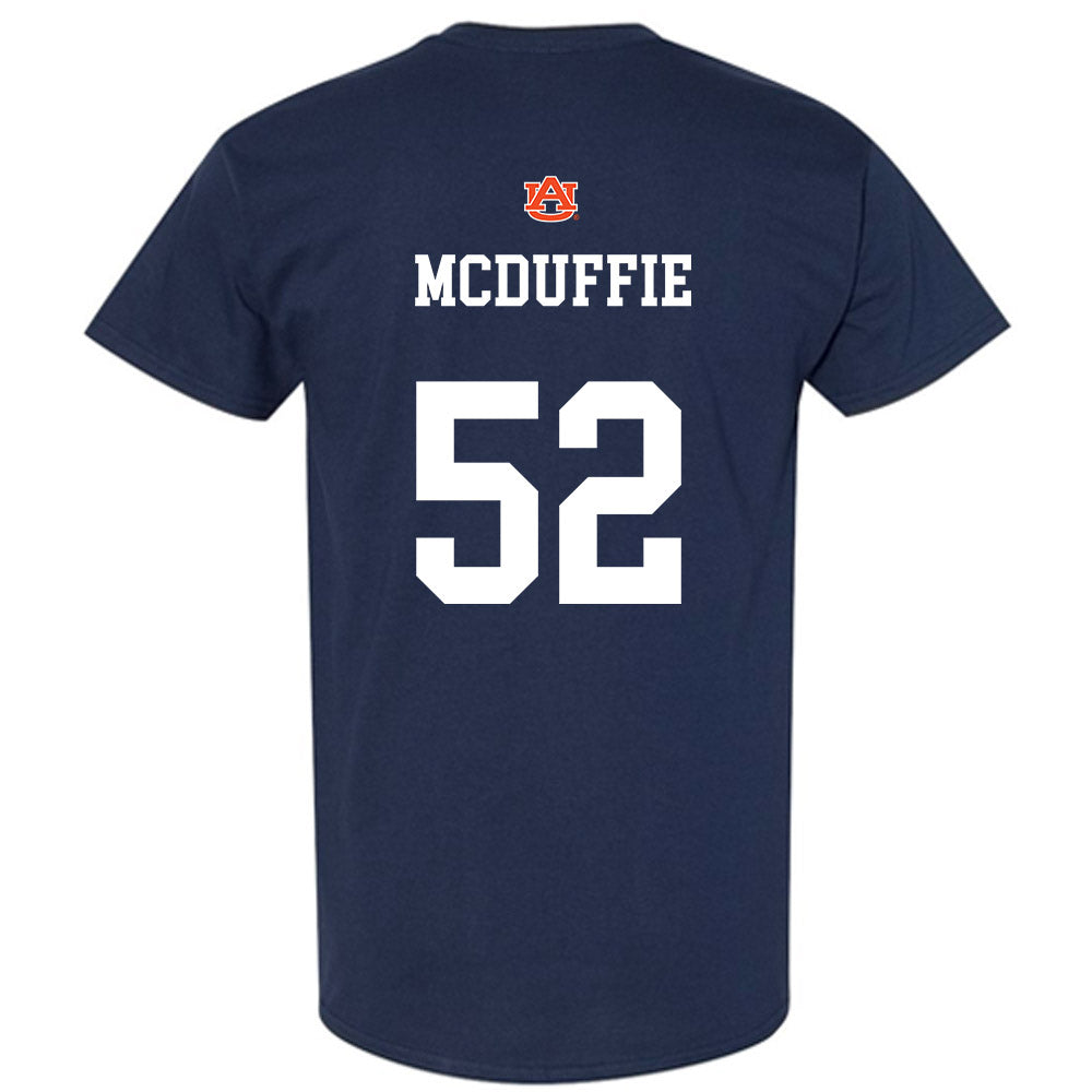 Auburn - NCAA Football : William Grier McDuffie - T-Shirt