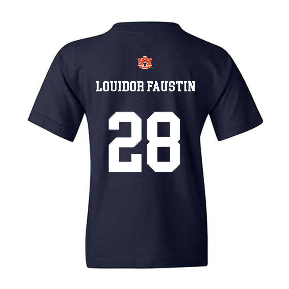 Auburn - NCAA Football : Kensley Louidor Faustin - Youth T-Shirt-1