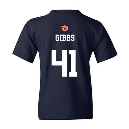 Auburn - NCAA Football : Connor Gibbs - Youth T-Shirt-1