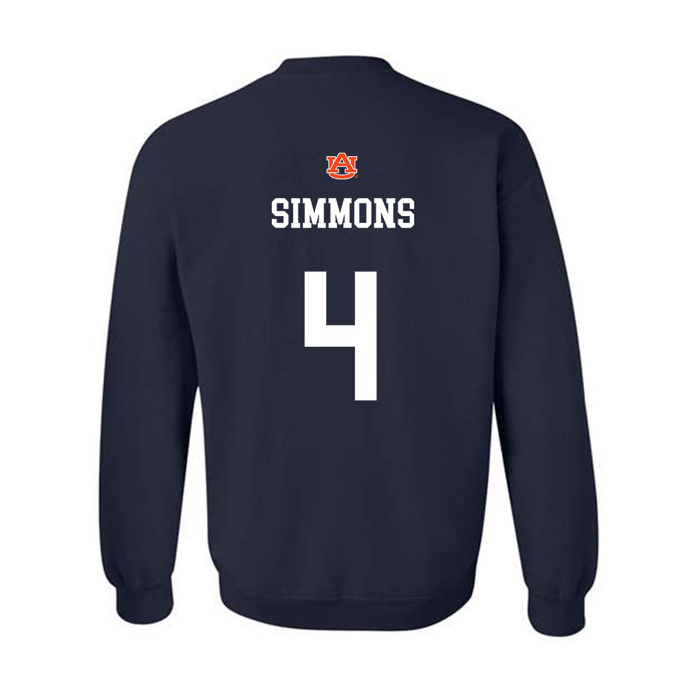 Auburn - NCAA Football : Malcolm Simmons - Crewneck Sweatshirt-1