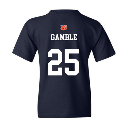 Auburn - NCAA Football : Cole Gamble - Youth T-Shirt