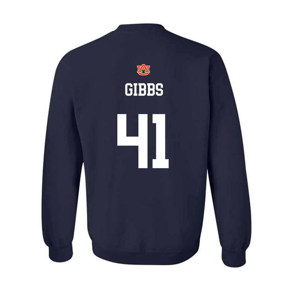Auburn - NCAA Football : Connor Gibbs - Crewneck Sweatshirt-1