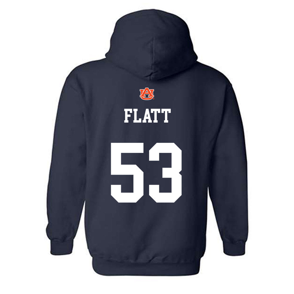 Auburn - NCAA Football : John Henry Flatt - Hooded Sweatshirt-1