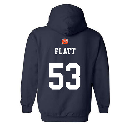 Auburn - NCAA Football : John Henry Flatt - Hooded Sweatshirt-1