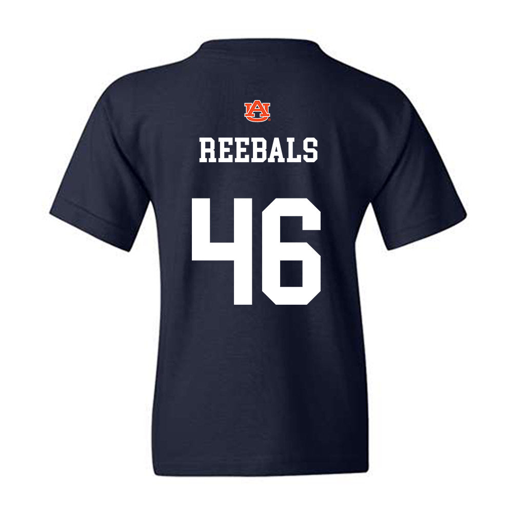 Auburn - NCAA Football : Grey Reebals - Youth T-Shirt-1