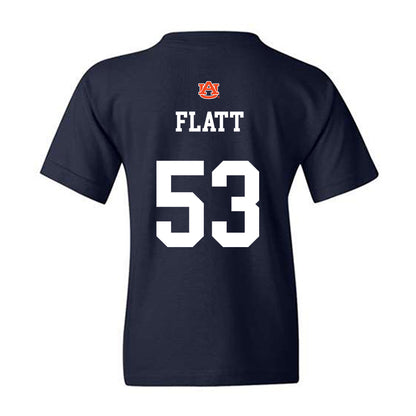 Auburn - NCAA Football : John Henry Flatt - Youth T-Shirt-1
