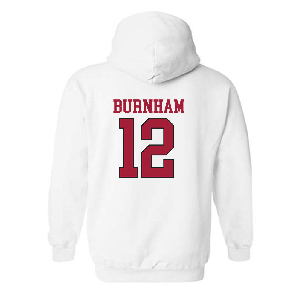 Arkansas - NCAA Softball : Payton Burnham - Replica Shersey Hooded Sweatshirt-1