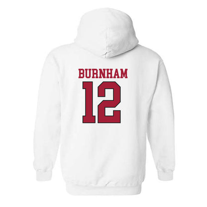 Arkansas - NCAA Softball : Payton Burnham - Replica Shersey Hooded Sweatshirt-1