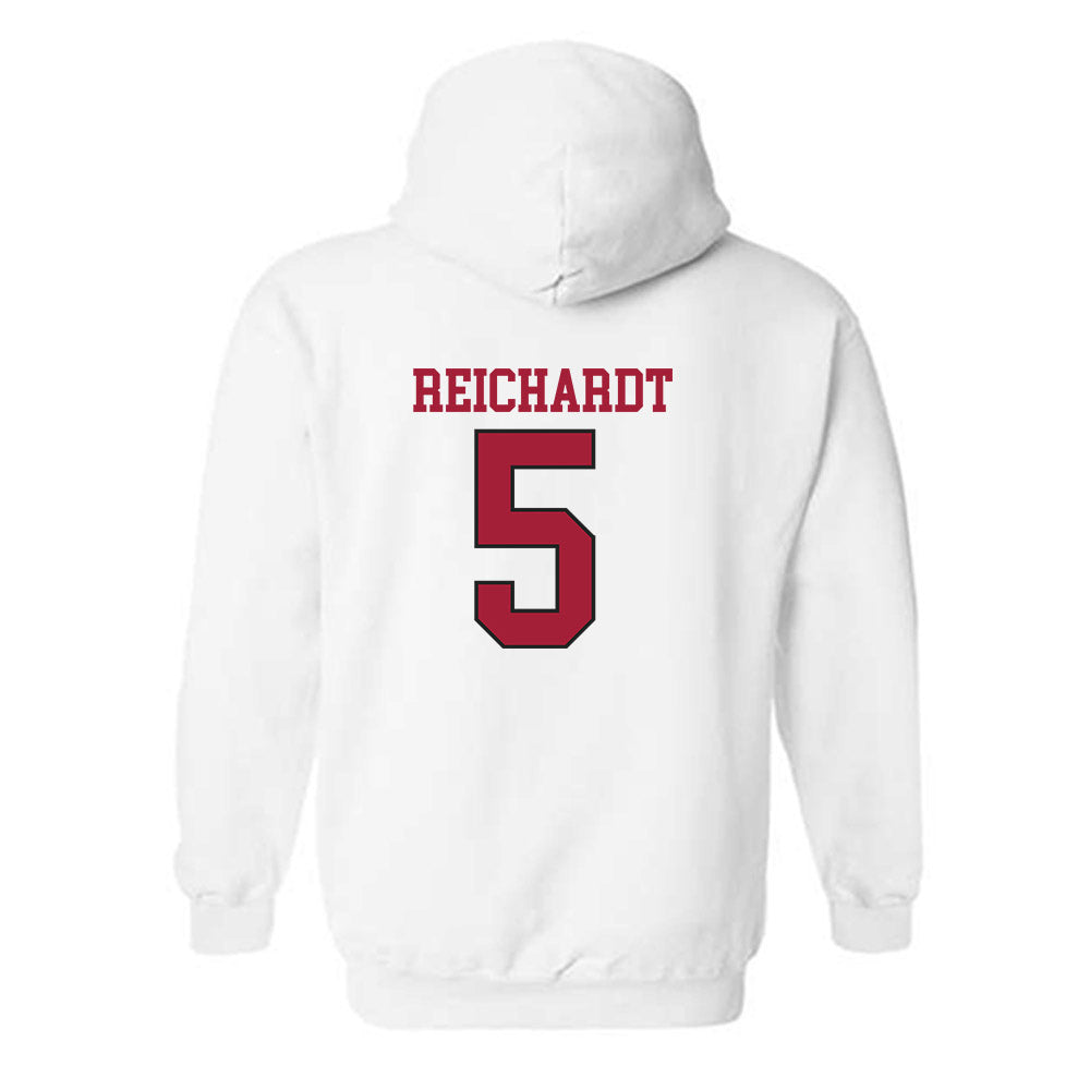 Arkansas - NCAA Softball : Ashtyn Reichardt - Replica Shersey Hooded Sweatshirt-1