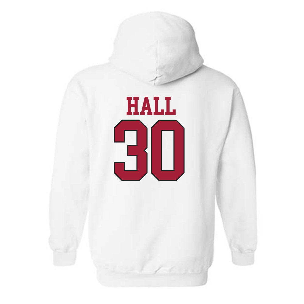 Arkansas - NCAA Softball : Khamari Hall - Replica Shersey Hooded Sweatshirt-1
