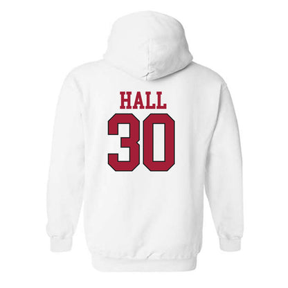 Arkansas - NCAA Softball : Khamari Hall - Replica Shersey Hooded Sweatshirt-1