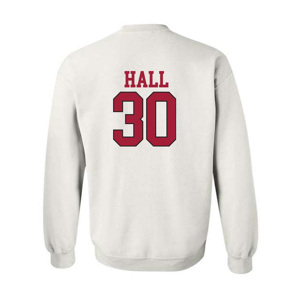 Arkansas - NCAA Softball : Khamari Hall - Replica Shersey Crewneck Sweatshirt-1