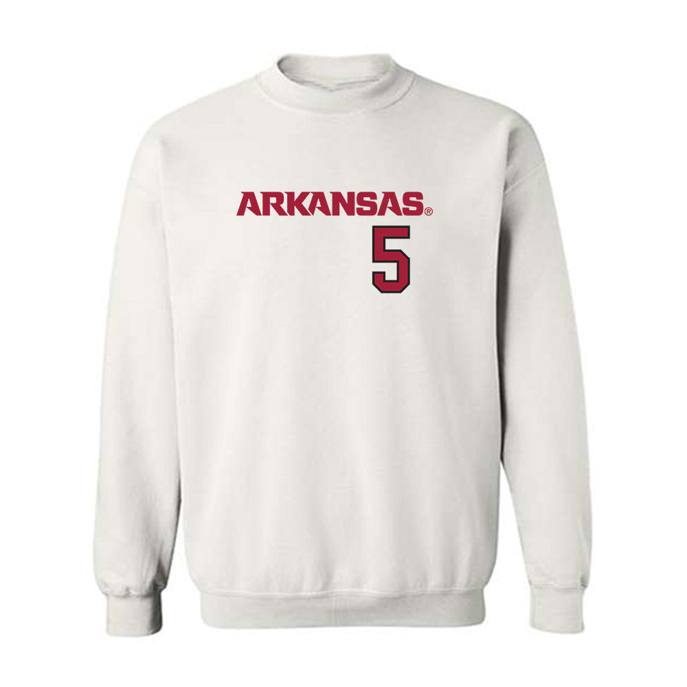 Arkansas - NCAA Softball : Ashtyn Reichardt - Replica Shersey Crewneck Sweatshirt-0
