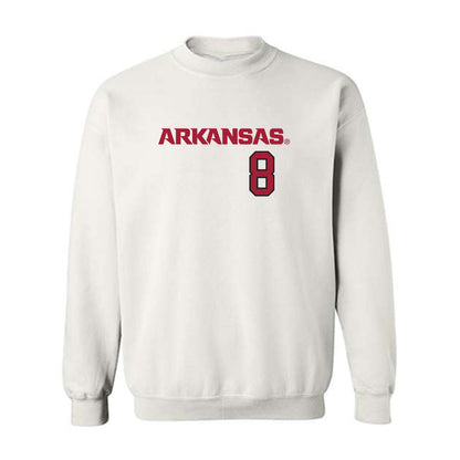 Arkansas - NCAA Softball : Kyler Del Duca - Replica Shersey Crewneck Sweatshirt-0