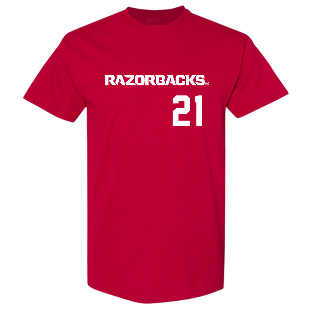 Arkansas - NCAA Softball : Ava Carter - Replica Shersey T-Shirt-0