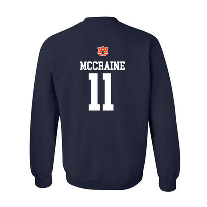 Auburn - NCAA Baseball : Brandon McCraine - Replica Shersey Crewneck Sweatshirt-1