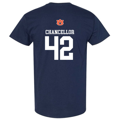Auburn - NCAA Baseball : Abe Chancellor - Replica Shersey T-Shirt-1