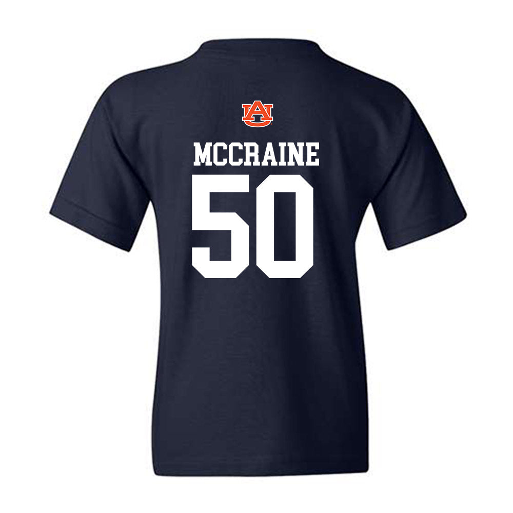 Auburn - NCAA Baseball : Brandon McCraine - Replica Shersey Youth T-Shirt-1