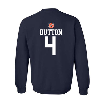 Auburn - NCAA Baseball : Andrew Dutton - Replica Shersey Crewneck Sweatshirt-1