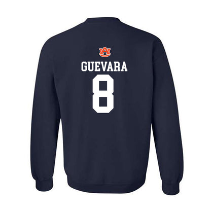Auburn - NCAA Baseball : Eric Guevara - Replica Shersey Crewneck Sweatshirt-1