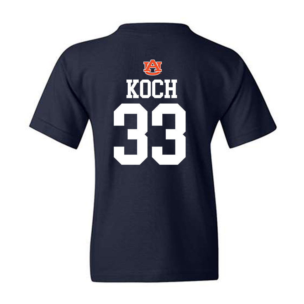 Auburn - NCAA Baseball : Mason Koch - Replica Shersey Youth T-Shirt-1
