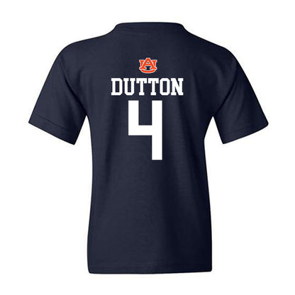 Auburn - NCAA Baseball : Andrew Dutton - Replica Shersey Youth T-Shirt-1