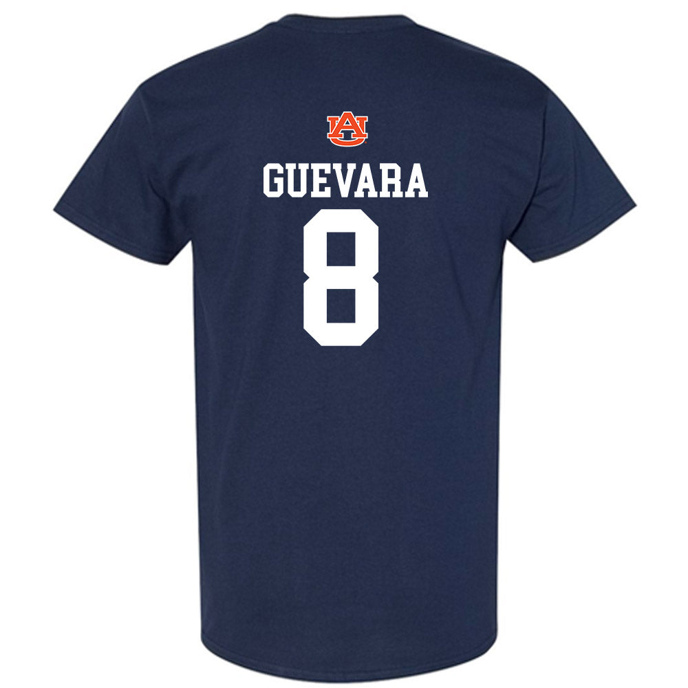 Auburn - NCAA Baseball : Eric Guevara - Replica Shersey T-Shirt-1