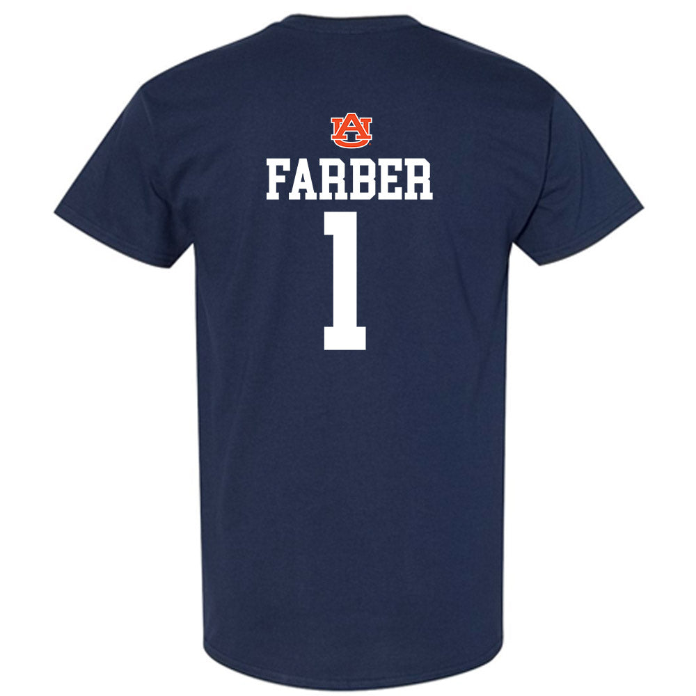 Auburn - NCAA Baseball : Ryne Farber - Replica Shersey T-Shirt-1