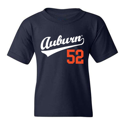 Auburn - NCAA Baseball : Tanner Waldrop - Replica Shersey Youth T-Shirt-0