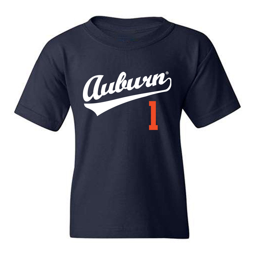 Auburn - NCAA Baseball : Ryne Farber - Replica Shersey Youth T-Shirt-0