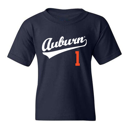 Auburn - NCAA Baseball : Ryne Farber - Replica Shersey Youth T-Shirt-0