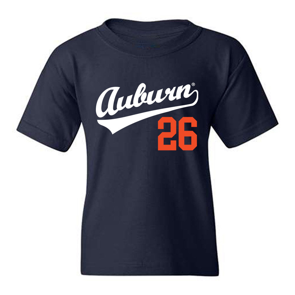 Auburn - NCAA Baseball : Caiden Combs - Replica Shersey Youth T-Shirt-0