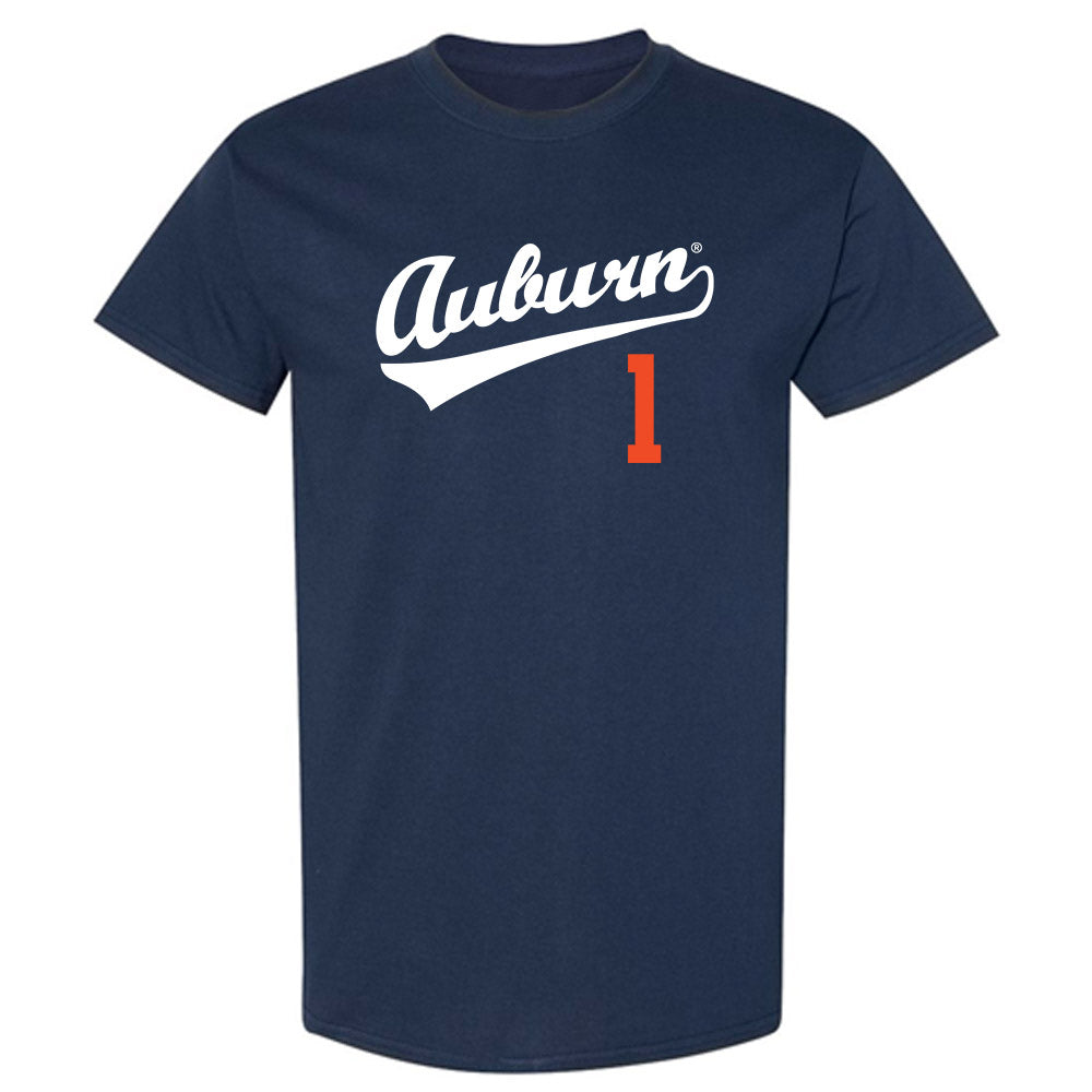 Auburn - NCAA Baseball : Ryne Farber - Replica Shersey T-Shirt-0
