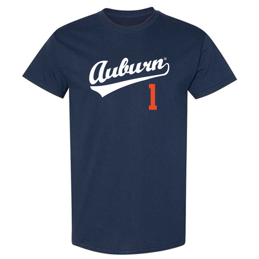 Auburn - NCAA Baseball : Ryne Farber - Replica Shersey T-Shirt-0