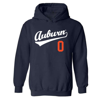 Auburn - NCAA Baseball : Brady Wilson - Replica Shersey Hooded Sweatshirt-0