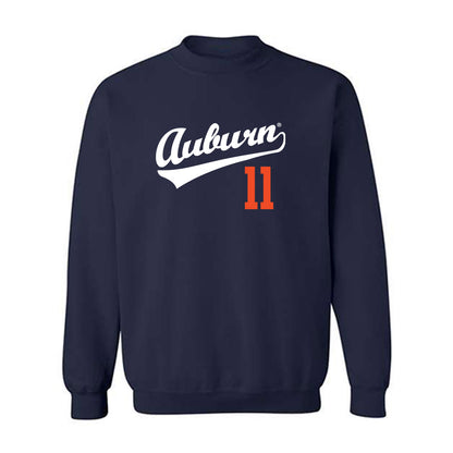 Auburn - NCAA Baseball : Brandon McCraine - Replica Shersey Crewneck Sweatshirt-0