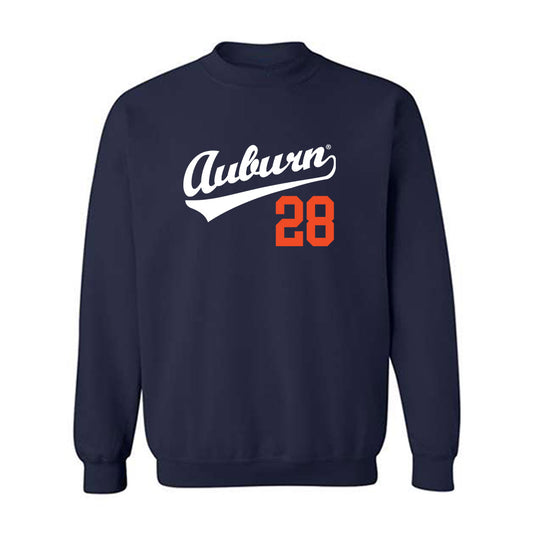 Auburn - NCAA Baseball : Ryan Hetzler - Replica Shersey Crewneck Sweatshirt-0
