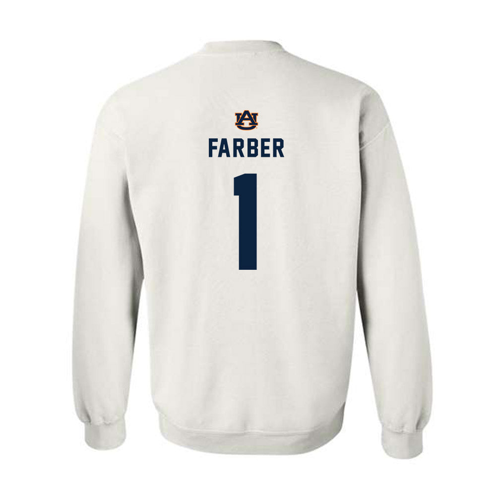 Auburn - NCAA Baseball : Ryne Farber - Replica Shersey Crewneck Sweatshirt-1