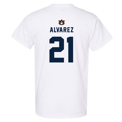 Auburn - NCAA Baseball : Andreas Alvarez - Replica Shersey T-Shirt-1