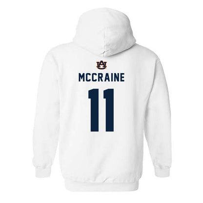 Auburn - NCAA Baseball : Brandon McCraine - Replica Shersey Hooded Sweatshirt-1